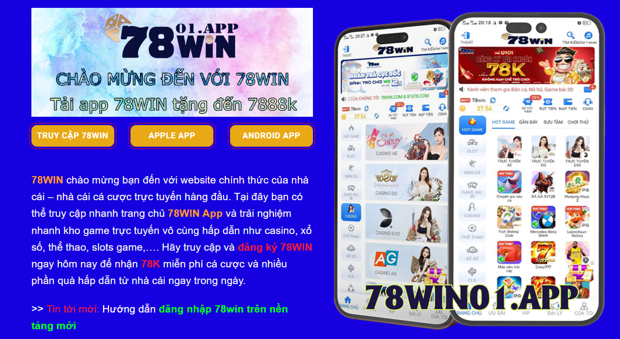 Thông tin về 78win01 app