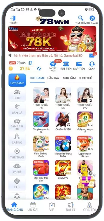 78WIN app mobile